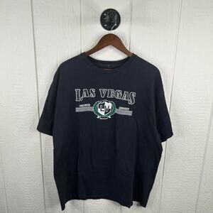 Vintage 90’s Black Las Vegas Nevada Graphic Tee Size X-Large